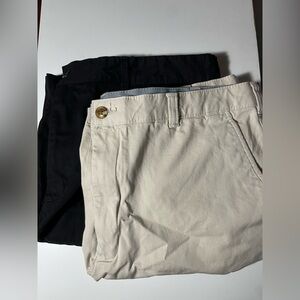 Chic Black and Cream shorts Set